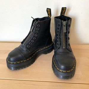 Dr. Martens Sinclair Milled Nappa Leather Platform Boots | Size 5